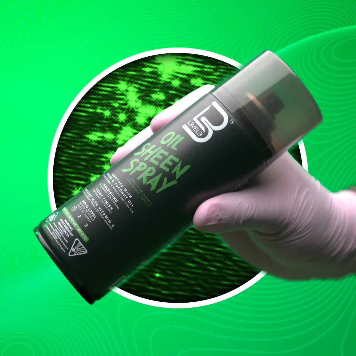 LV3 Oil Sheen Spray 400 ml by L3VEL3 - Sustainable Living (View 4)