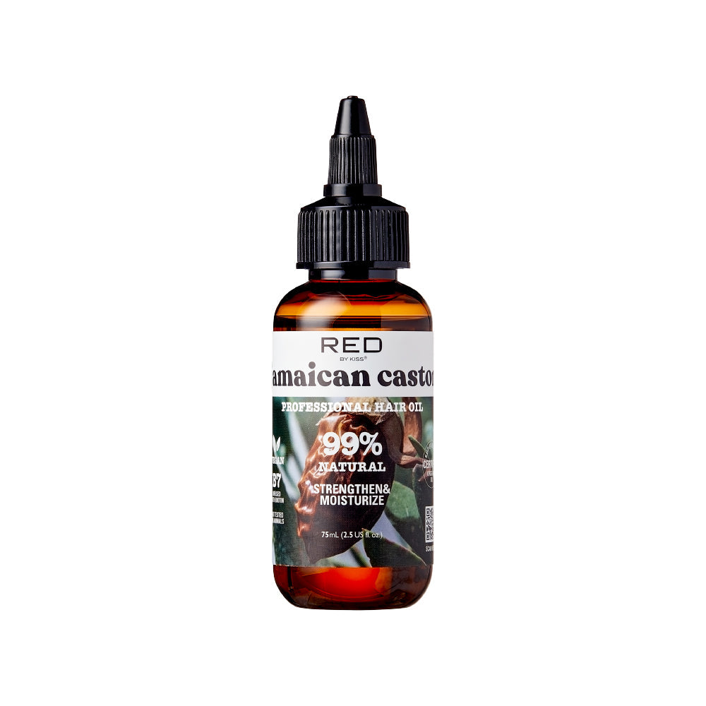 Red by Kiss Natural Hair Oil - Jamaican Castor 2.5oz. by KISS - Sustainable Living