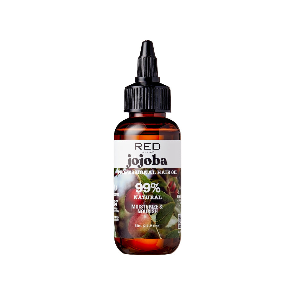 Red by Kiss Natural Hair Oil - Jojoba 2.5oz. by KISS - Sustainable Living