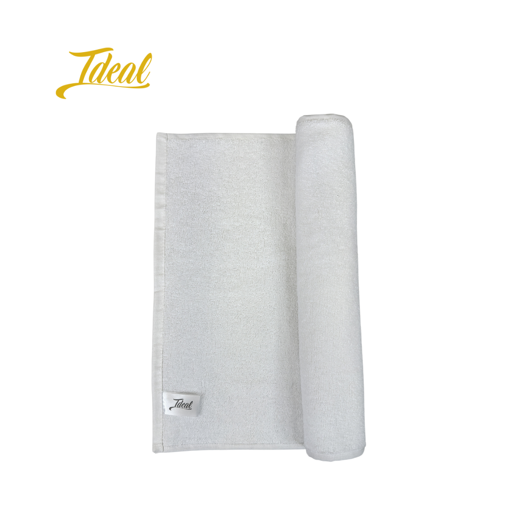 Ideal Cotton Barber Towels White 16" x 28" (12 Pack) by Ideal Accessories - Sustainable Living (View 2)