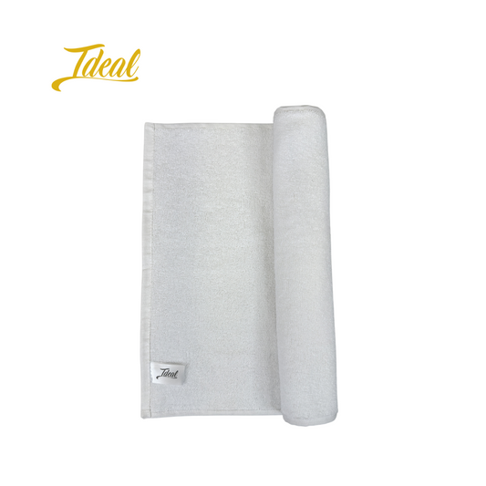 Ideal Cotton Barber Towels White 16" x 28" (12 Pack)