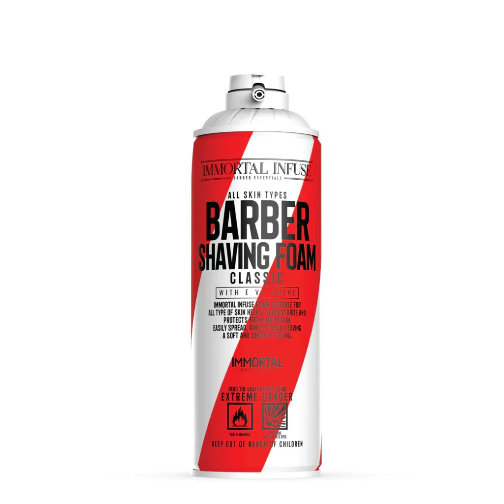 Immortal Infuse Classic Barber Shaving Foam 500ML by Immortal - Sustainable Living