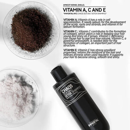 Immortal NYC Chaos Sea Salt Shampoo 350ML by Immortal - Sustainable Living (View 2)
