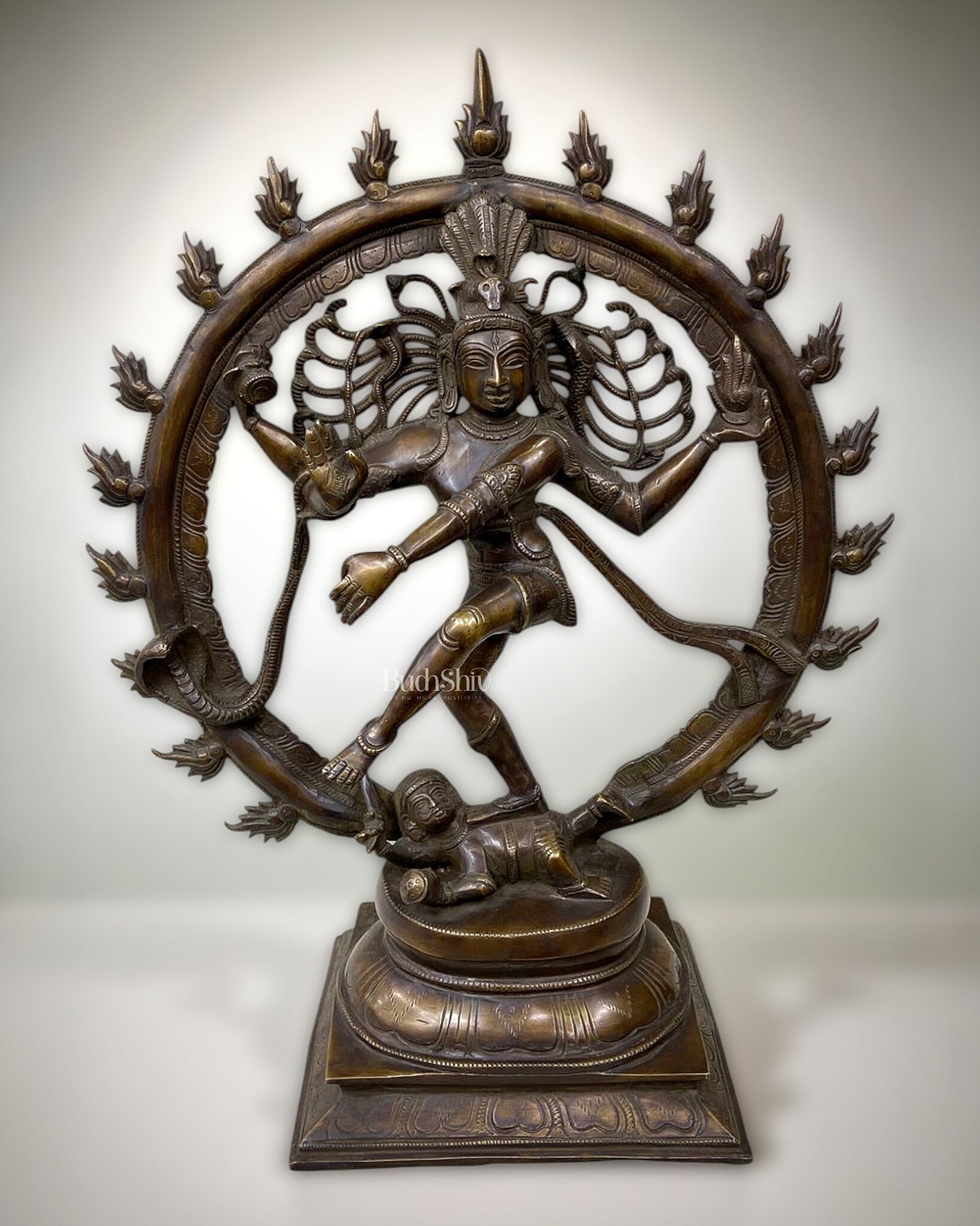 Brass Nataraja Statue 24 inch | 100% Certified Copper & Brass - Sama Homes Idol - Brass Sculpture - Eco-friendly - Sama Homes