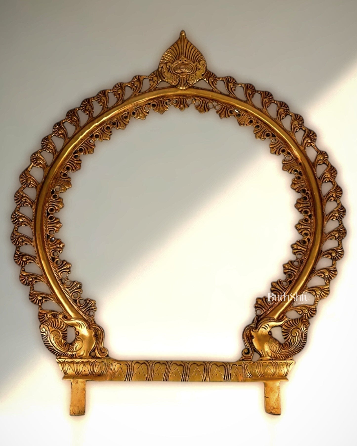 Pure Brass Large Prabhavali Wall Hanging 23.6 inch - Sama Homes Idol - Brass Sculpture