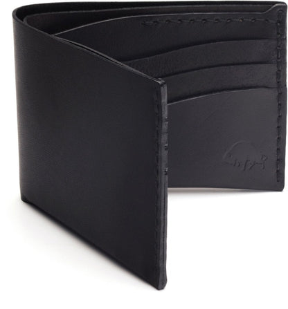 Ezra Arthur No. 8 Classic Biifold Jet Black by Ezra Arthur - Archived
