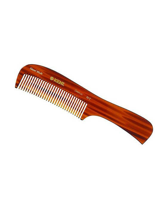 K-10T K-10T Kent Comb, Large Handled Rake Comb, Coarse (190mm/7.5in) - Eco-friendly - Sama Homes