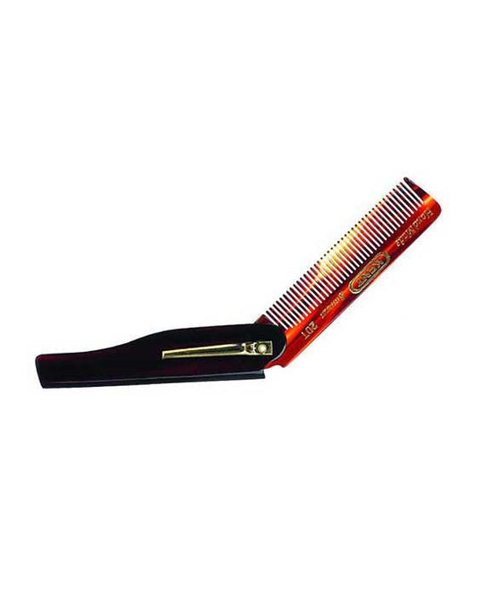 K-20T Kent Comb, Folding Pocket Comb With Clip, Fine (85mm/3.3in)