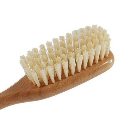 K-BA10 Kent Baby Brush, Super Soft White Bristles, Cherrywood by Kent - Hair Brushes