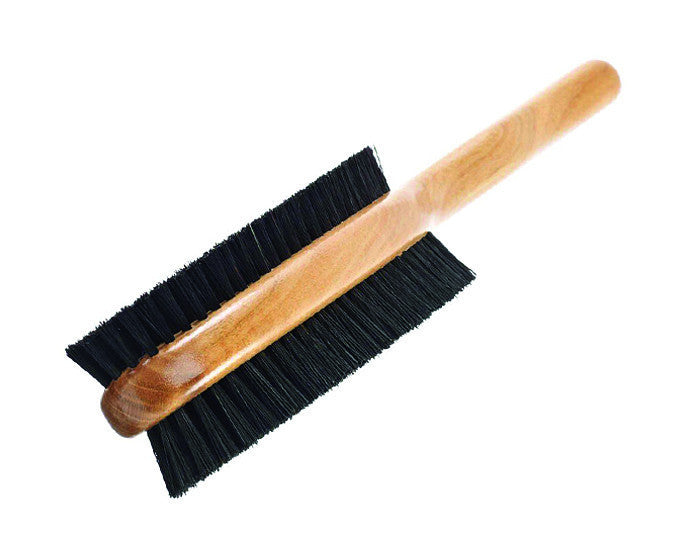 K-CC20 Kent Clothes Brush, Double-sided, Stiff & Soft Bristles, Cherrywood