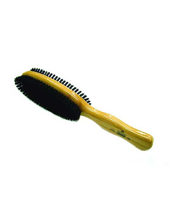 K-CC20 Kent Clothes Brush, Double-sided, Stiff & Soft Bristles, Cherrywood - Eco-friendly - Sama Homes