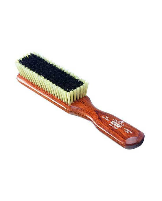 K-CP6 Kent Clothes Brush, For Cashmere, Black & White Pure Bristle, Mahogany - Eco-friendly - Sama Homes