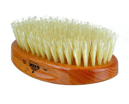 K-MG3 Kent Military Brush, Oval, Beechwood, Pure White Bristle Hairbrush by Kent - Hair Brushes (View 3)
