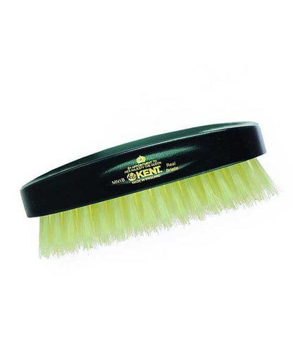 K-MN1B Kent Military Brush, Rectangular, White Bristles, Ebonywood by Kent - Hair Brushes
