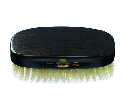 K-MN1B Kent Military Brush, Rectangular, White Bristles, Ebonywood by Kent - Hair Brushes (View 3)