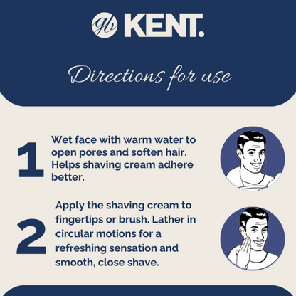 K-SCT1 Kent Shaving Cream, Tube (75ml/2.5oz) by Kent - Shave Cream (View 6)