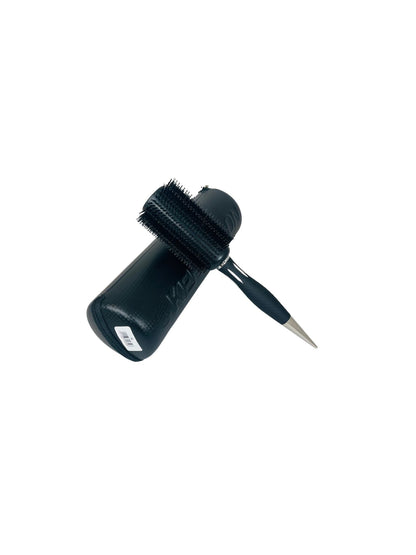 K-XL 70mm 28row radial. Alternate rows of short, stiff bristle and heat resistant nylon by Kent - Hair Brushes (View 2)