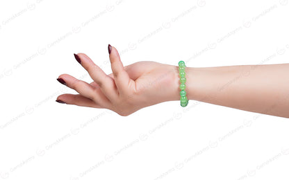 Green Aventurine Bracelet - Attracts Luck, Wealth & Opportunities by SAMAHealing - Sustainable Living (View 4)