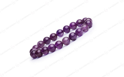 Amethyst Bracelet - Reduce Anxiety, Improve Focus and Balance Emotions by SAMAHealing - Sustainable Living (View 4)