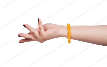 Original Yellow Jade Bracelet with Certificate by SAMAHealing - Sustainable Living (View 2)