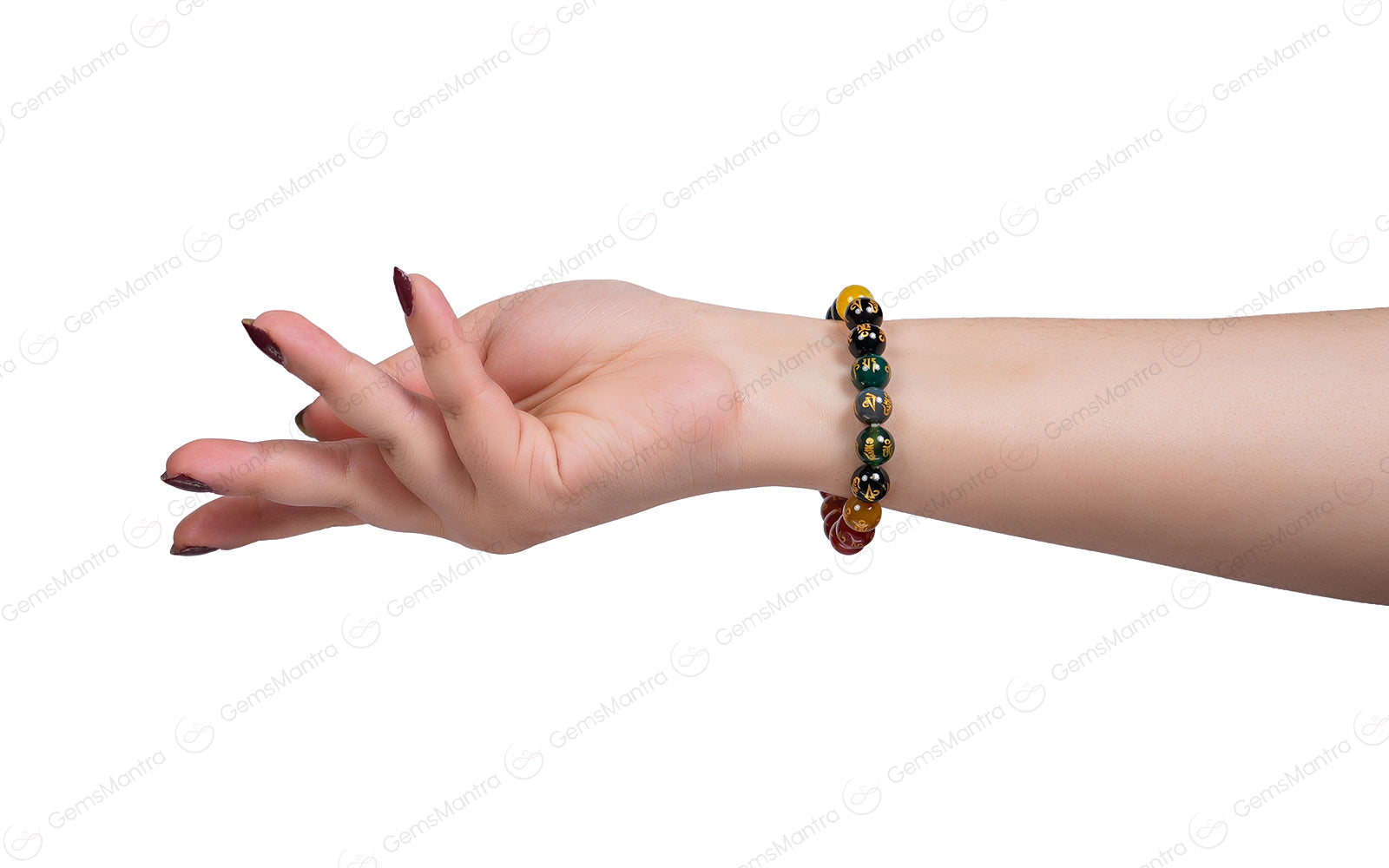 Original Multi Om Mani Bracelet  with Certificate - Image 3