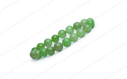 Green Aventurine Bracelet - Attracts Luck, Wealth & Opportunities by SAMAHealing - Sustainable Living (View 3)