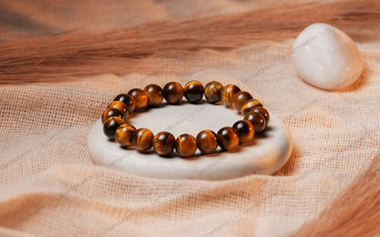 Brown Tiger Eye Bracelet by SAMAHealing - Sustainable Living (View 2)