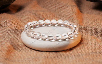 Original Rock Crystal Bracelet with Certificate by SAMAHealing - Sustainable Living