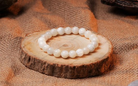 Original Chalcedony (Hakik) Bracelet with Certificate
