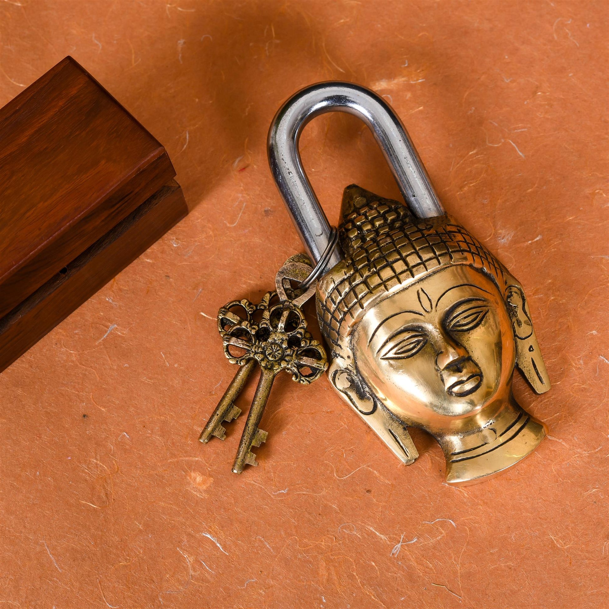 Brass Buddha Door Lock - Eco-friendly - Sama Homes