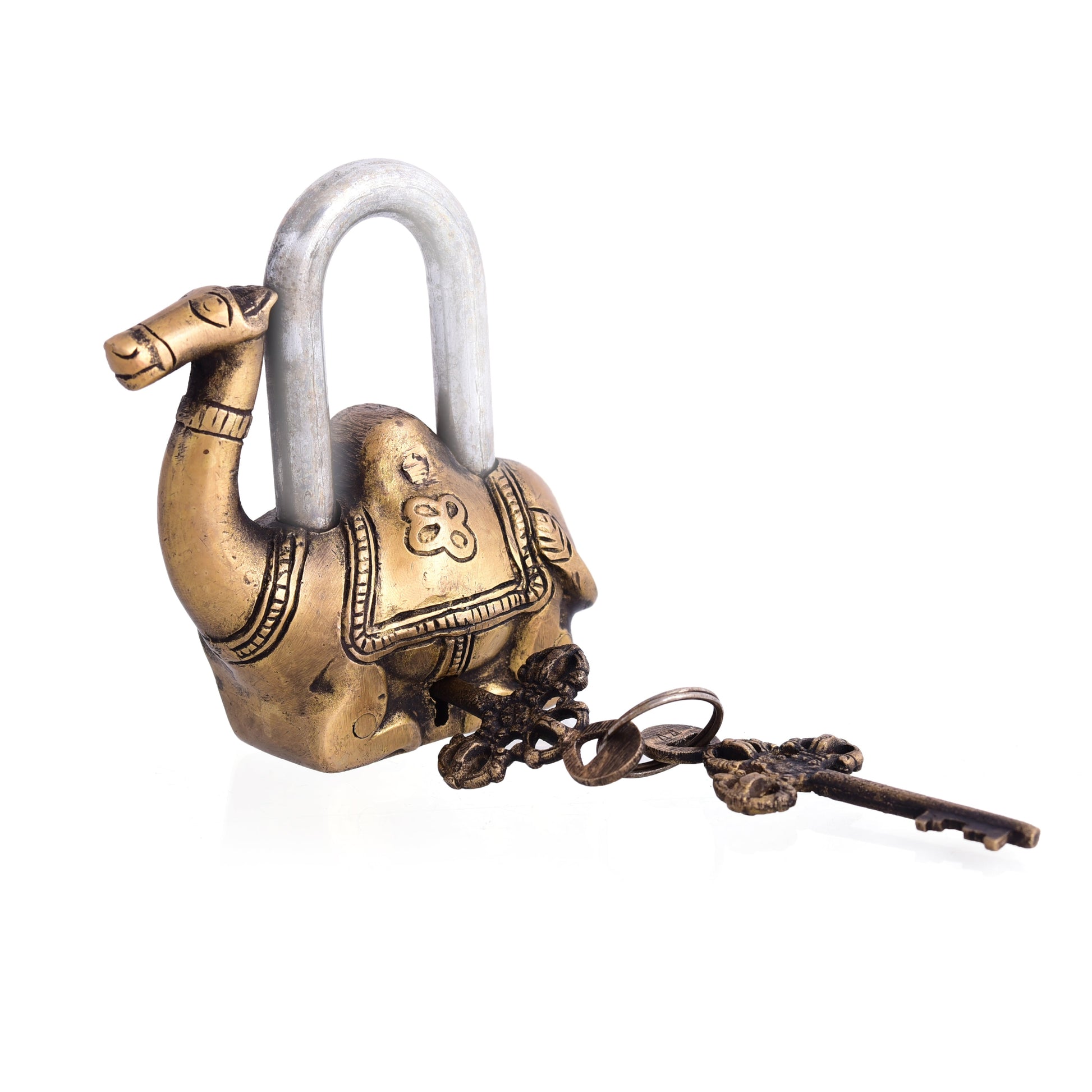 Brass Camel Door Lock (4.2 Inch) - Image 3