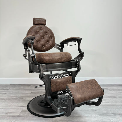 Kyoto Crown Barber Chair by Elite - Sustainable Living