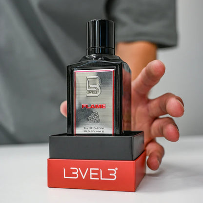 LV3 Flame Eau De Parfum Cologne 100ML by L3VEL3 - Sustainable Living (View 3)