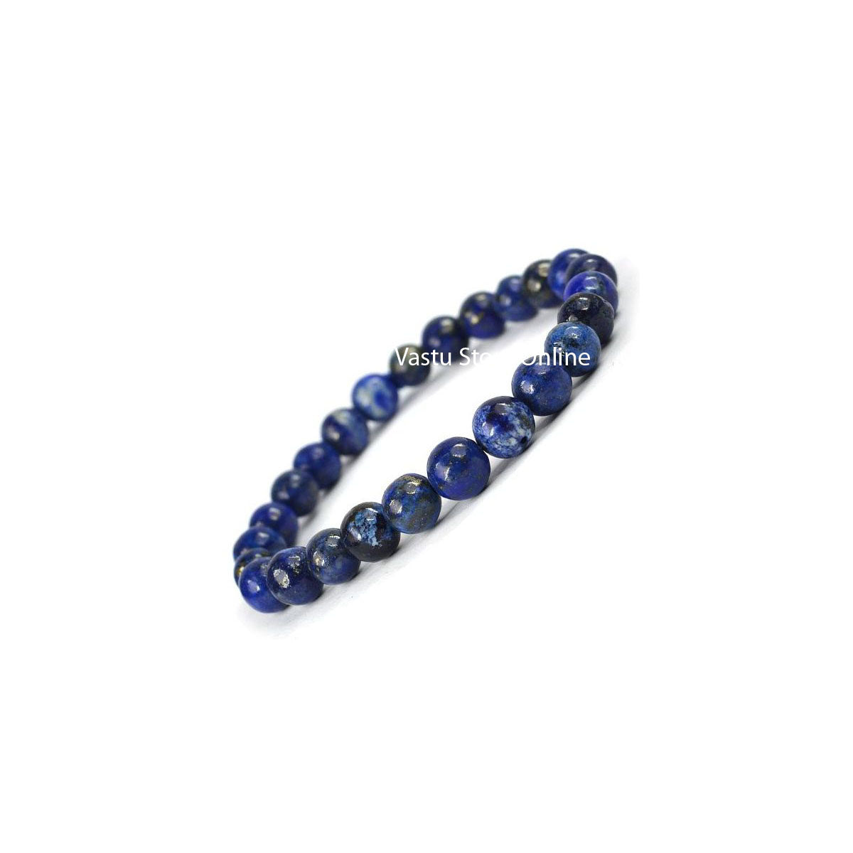 Lapis Lazuli Round Crystal Bracelet - Eco-friendly - Sama Homes