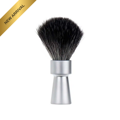 MERKUR Shaving Brush 1100 with Vegan Synthetic Hair in Matt Chrome by Merkur - Shaving Brush