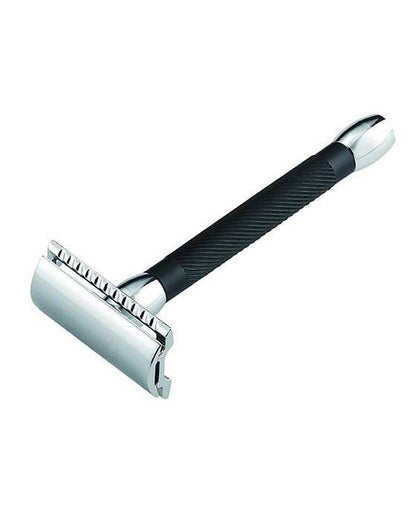 Merkur 20B 3-Piece DE Safety Razor, Closed Comb, Long Handle, Bright Chrome/ Black by Merkur - Double Edge Safety Razors (View 2)