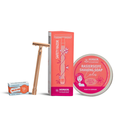 MERKUR 24G Shaving Set for WOMEN by Merkur - Double Edge Safety Razors