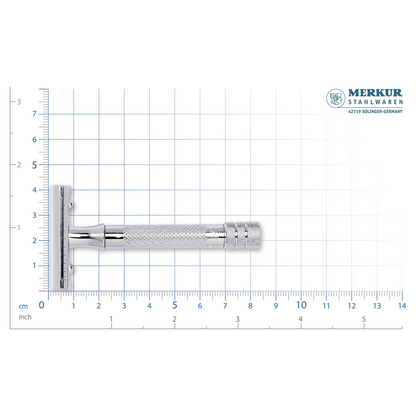 Merkur 333C Set of Classic Double-Edge Safety Razor, Bright Chrome Finish, 10 blades by Merkur - Gift Sets & Kits (View 4)