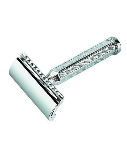 Merkur 42C 3-Piece DE Safety Razor, Closed Comb, Classic 1906 Etched Handle, Chrome by Merkur - Double Edge Safety Razors (View 2)