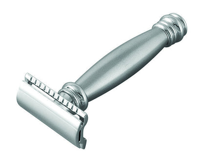 Merkur 2-Piece DE Safety Razor, Closed Comb, Straight Cut, Extra Long Stainless Steel Handle by Merkur - Double Edge Safety Razors (View 3)