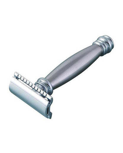 Merkur 2-Piece DE Safety Razor, Closed Comb, Straight Cut, Extra Long Stainless Steel Handle by Merkur - Double Edge Safety Razors (View 2)