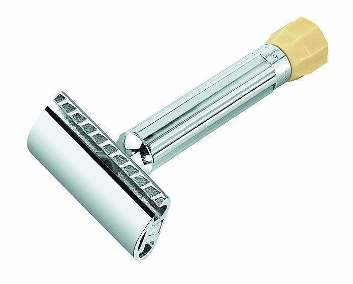 Merkur Progress Adjustable Double Edge Safety Razor Safety Razor, Short Handle, Chrome - Eco-friendly - Sama Homes