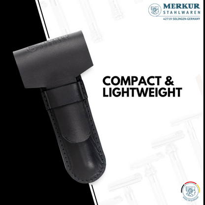 Merkur Leather Case, Standard, Fits all Items except 24001 and Futur, Cowhide, Black by Merkur - Razor Accessories (View 6)