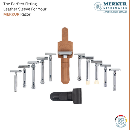 Merkur Leather Case for all Items except 24001, Cowhide, Brown by Merkur - Razor Accessories (View 4)