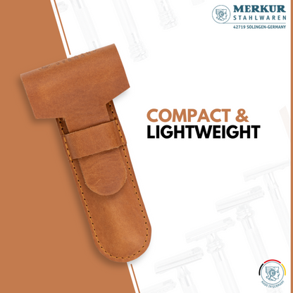 Merkur Leather Case for all Items except 24001, Cowhide, Brown by Merkur - Razor Accessories (View 6)