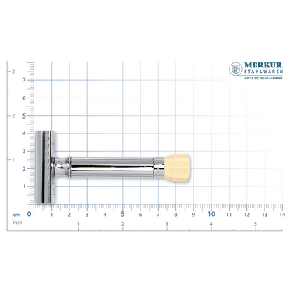 Merkur 3-Piece Shaving Set with Progress Adjustable Razor (500001), Hard Case and 10pack of blades, Chrome by Merkur - Double Edge Safety Razors (View 6)