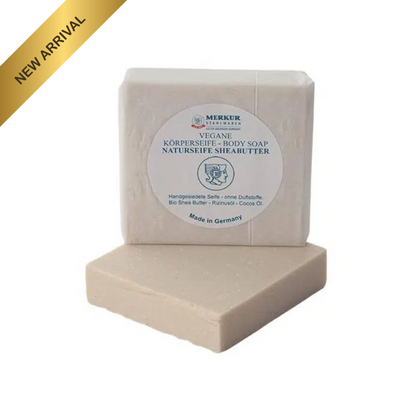 Merkur Vegan Body Soap 100g - Shea Butter & Natural Oils by Merkur - Shave Soaps
