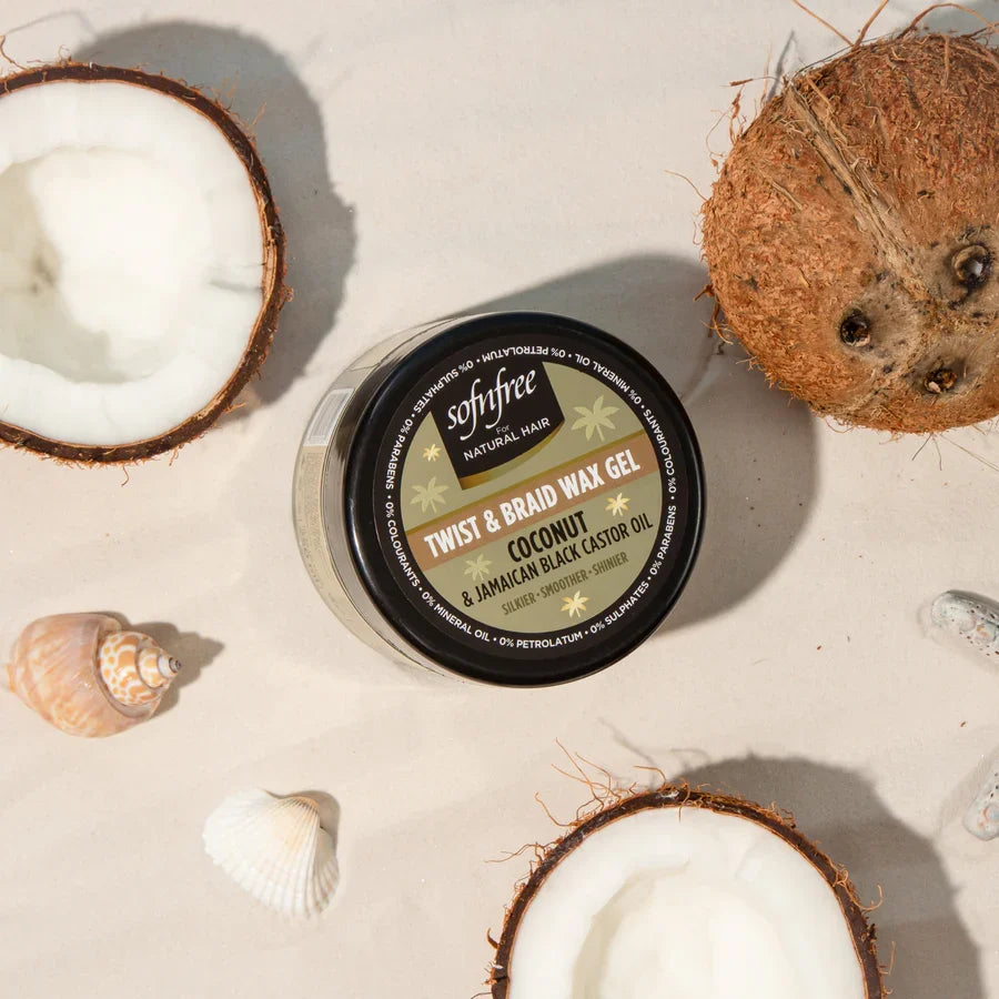 Sofn'free Coconut & Jamaican Black Castor Oil Twist & Braid Gel 325ML by Sofn'free - Sustainable Living (View 2)