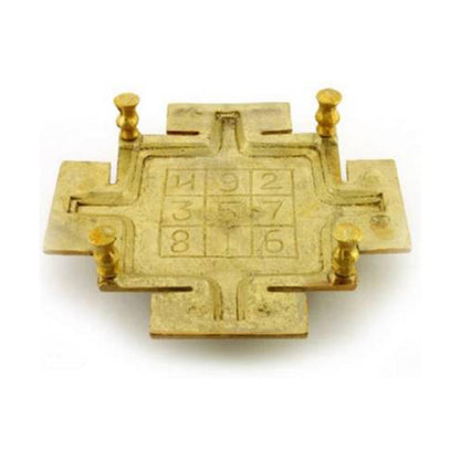 Sampurna Maha Lakshmi Yantra Chowki In Brass by SAMAHealing - Yantra Chowki (View 3)