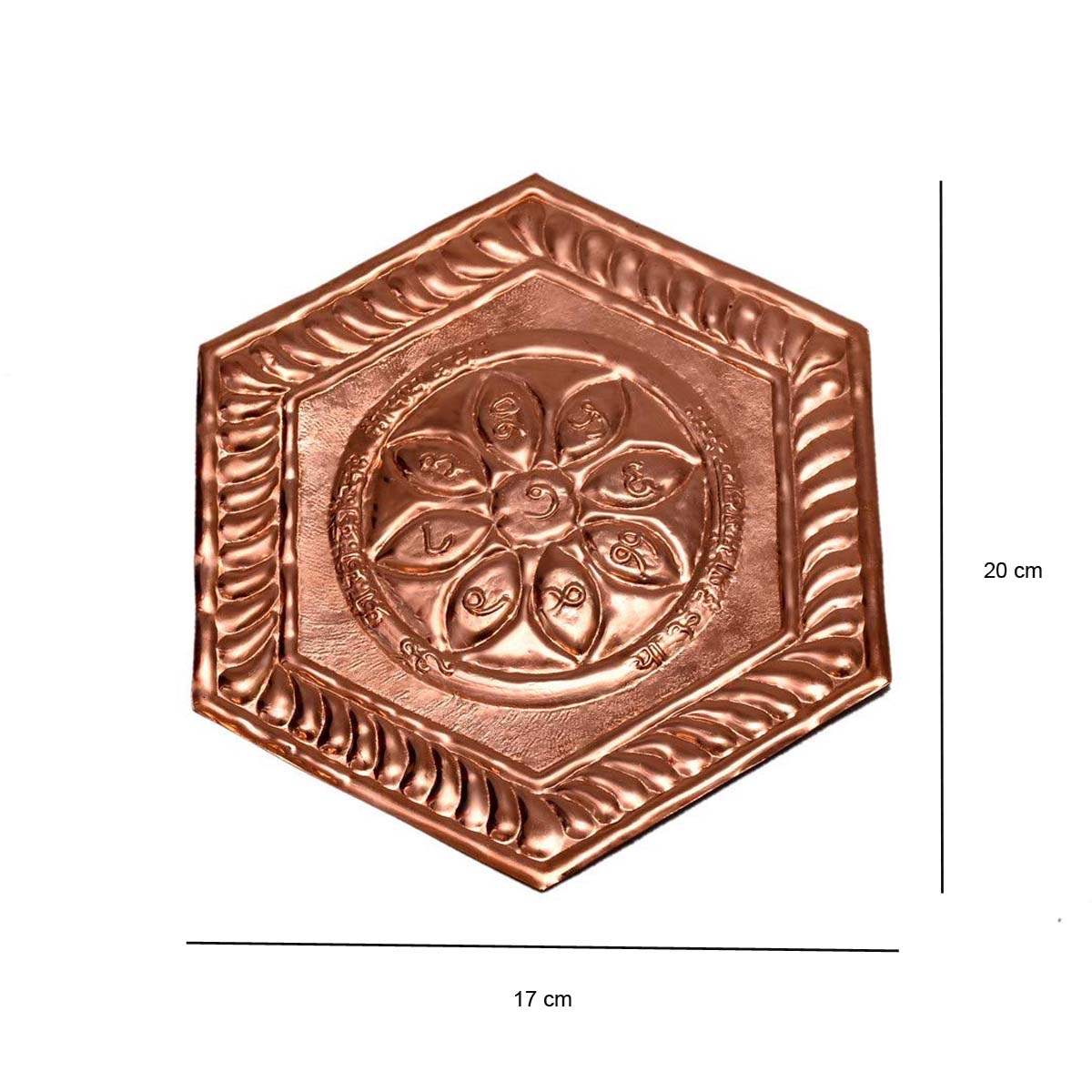 Copper Mangalmay Bhoum Yantra for South facing Main Door Vastu Dosh - Image 2